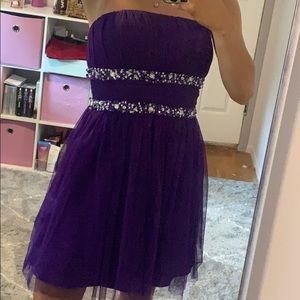 Purple Homecoming Dress